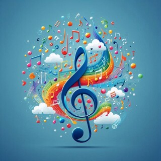 Music note visual #10813