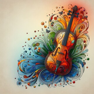 Violin visual #10959
