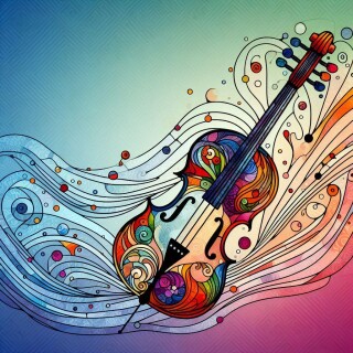 Violin visual #10957