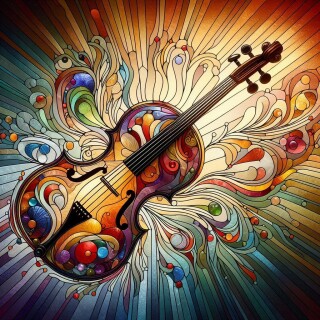 Violin visual #10958