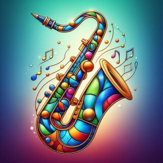 Saxophone visual #10947