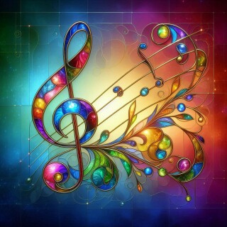 Music note visual #10921