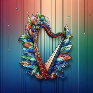 Harp visual #10915