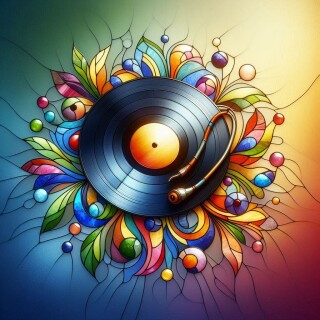 Vinyl record visual #10914