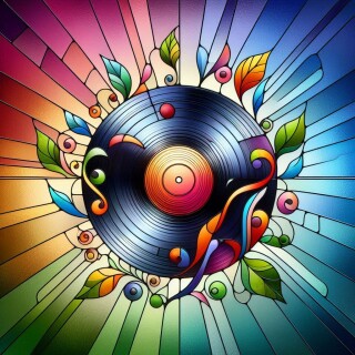 Vinyl record visual #10912