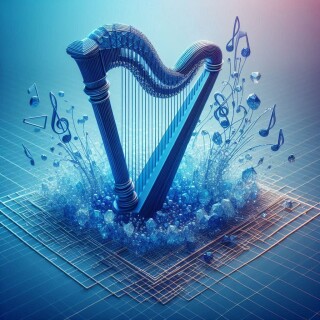 Harp visual #10985