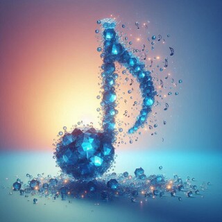 Music note visual #10972