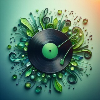Vinyl record visual #11018