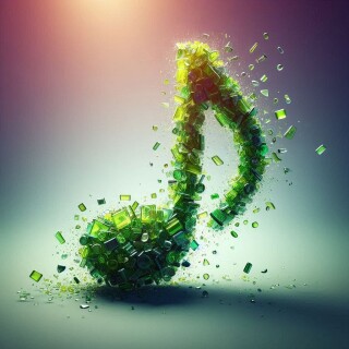 Music note visual #11014