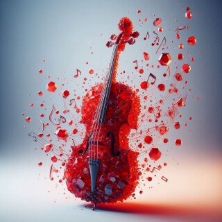 Violin visual #11123