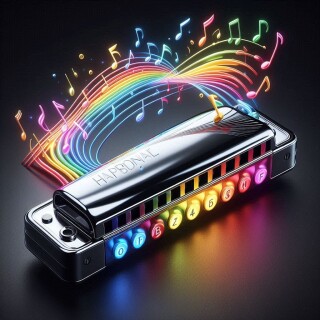 Harmonica visual #11055