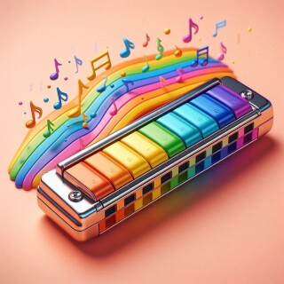 Harmonica visual #11054