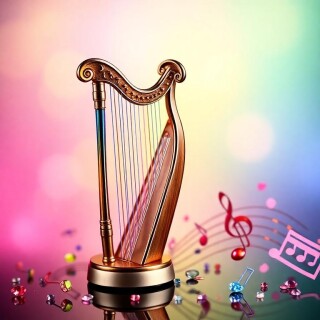 Harp visual #11190