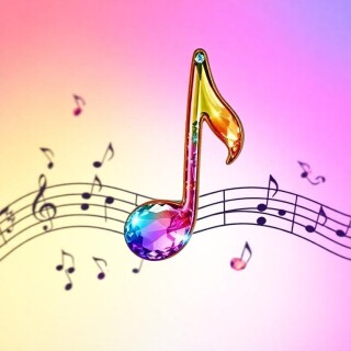 Music note visual #11179