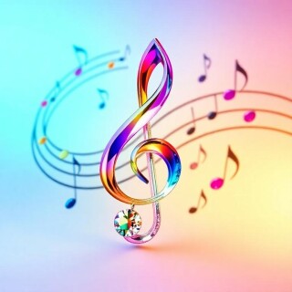 Music note visual #11178