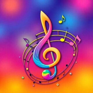 Music note visual #11177