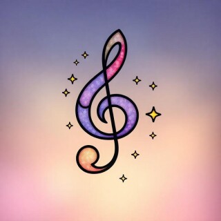Music note visual #11175