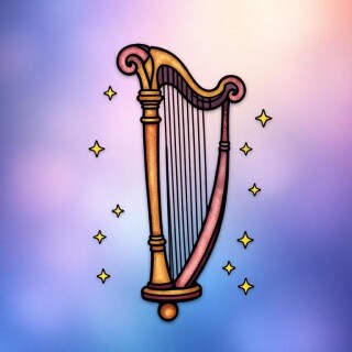 Harp visual #11153