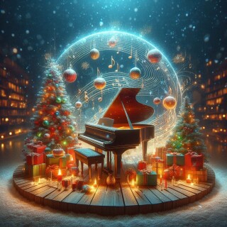 Christmas musical visual #11249