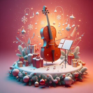 Christmas musical visual #11244