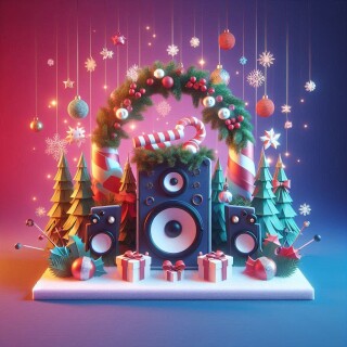 Christmas musical visual #11240