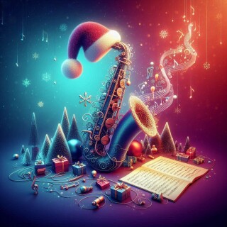 Christmas musical visual #11232