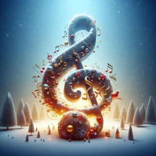 Christmas musical visual #11214