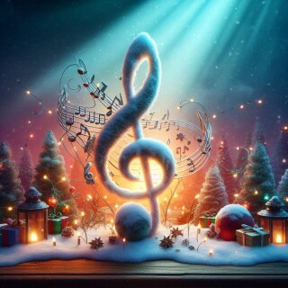 Christmas musical visual #11213