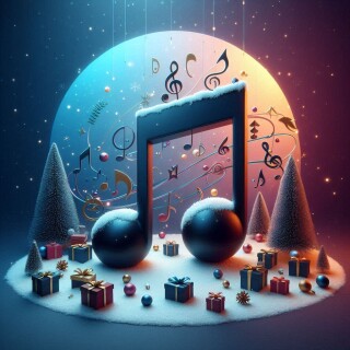 Christmas musical visual #11212