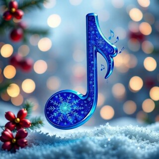 Christmas musical visual #11256