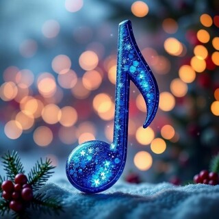 Christmas musical visual #11255
