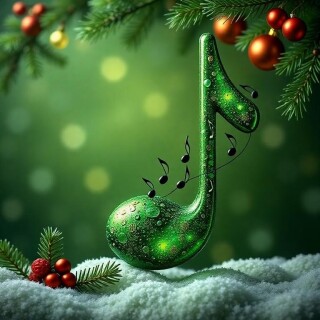 Christmas musical visual #11254