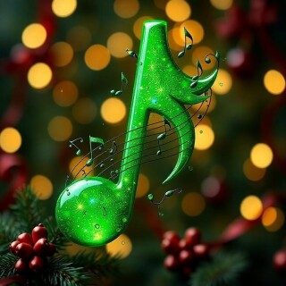 Christmas musical visual #11252
