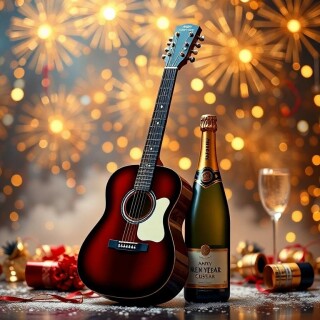 New Year musical instruments visual #11332