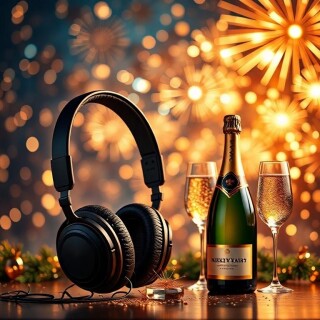 New Year musical instruments visual #11330