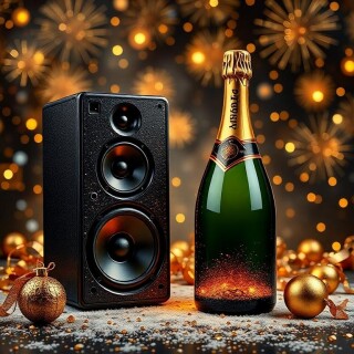 New Year musical instruments visual #11329