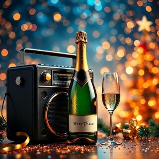New Year musical instruments visual #11328
