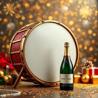 New Year musical instruments visual #11327