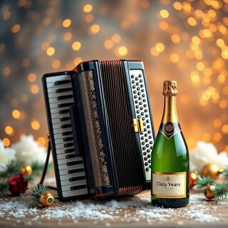 New Year musical instruments visual #11324