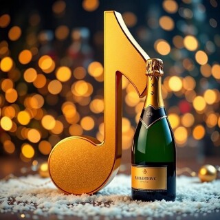 New Year musical instruments visual #11318