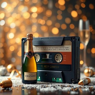 New Year musical instruments visual #11316