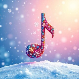 Winter musical instruments visual #11356