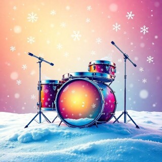 Winter musical instruments visual #11351
