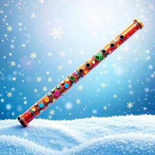 Winter musical instruments visual #11346