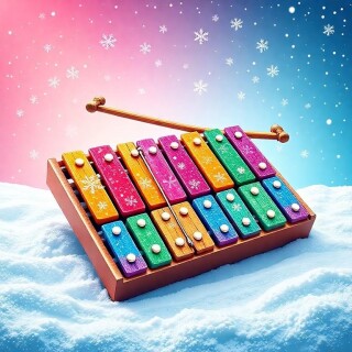 Winter musical instruments visual #11344