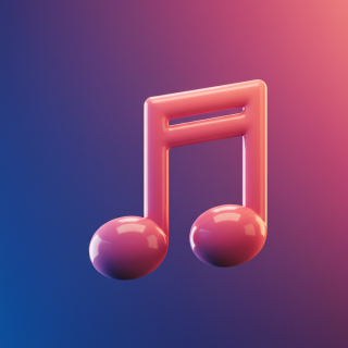 Music note visual #11363