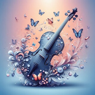 Violin visual #11481