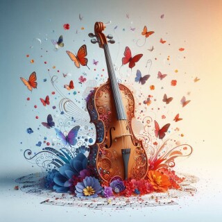 Violin visual #11478
