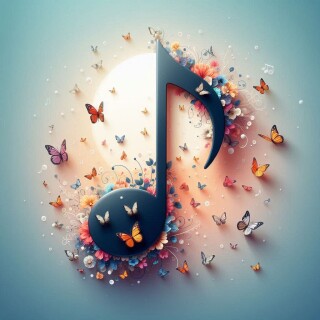 Music note visual #11423