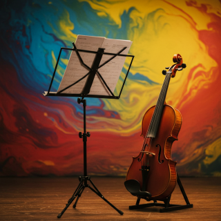 Violin visual #11544
